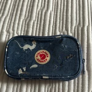 Fjallraven Blue and White Wallet Compact Durable Design